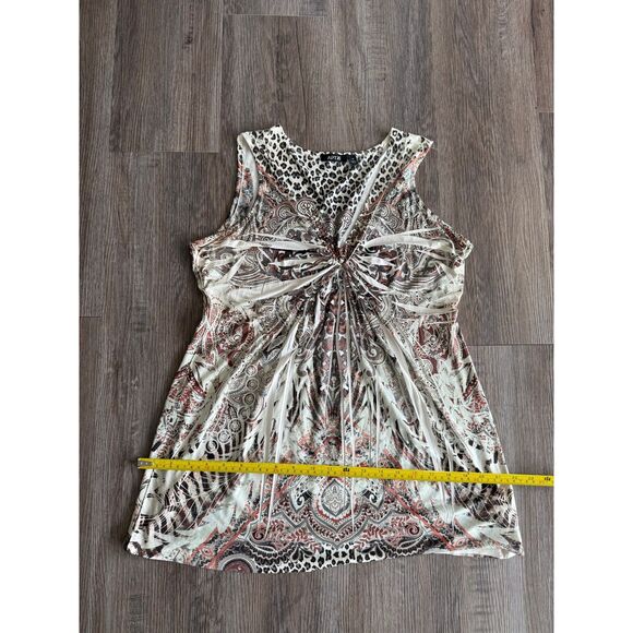 APT 9 Rhinestone runched top - Picture 7 of 8